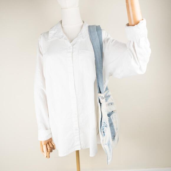 Upcycled denim levis tote bag - Picture 5 of 8